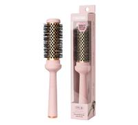 F3 Systems Wavy Thermal Brush(1.3 Inch) Cut Drying Time Self-Standing Round Quick Styling Brush Great Blowout Ceramic Coated/Ionic Thermal Bar