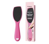 F3 Systems, Wide Emery Foot File(Hot Pink), Double-Sided Pedicure Tool, Colossal Foot File for Men & Women, Effective for Cracked Heel, Callus Remover, Foot Scrubber, Professional Foot Scraper