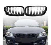 F30 Grilles, 1 Pair Replacement Front Grills for 3 Series F30 F31 (ABS, gloss black)