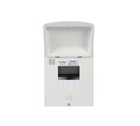 F3004E FuseBox 4-Way Metal Enclosure Consumer Unit, 260mm x 156mm x 92.5mm, IP2X Rating.