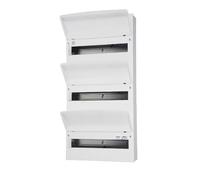 F3054E FuseBox Metal Consumer Unit, 54 Way, Empty Enclosure, 76.2 x 37.8 x 11.3 cm