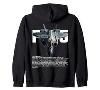 F35 Lightning II Stealth Fighter Jet USAF Pilot Zip Hoodie