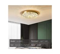 (F35CM-24W, One size) Circular ceiling lamp modern simple ultra-thin master bedroom lighting Nordic Light luxury creative art warm home bedroom lamp