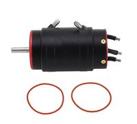 F3670 10T RC Brushless Motor High Performance Water Cooling 1730KV Sensorless Motor for 1/14 to 1/10 RC Car Boat Black Red Aluminum Alloy Copper Steel 390g