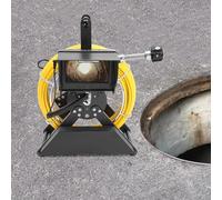 F4222D 30m IP68 Waterproof Sewer Inspection Camera with 4.3" HD Display, DVR Recording, 12 LED Lights & 5600mAh Battery - for Drain, Cave Exploration, Plumbing and Pipeline Checks