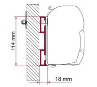 Fiamma Awning Adapter Bracket 12cm for F45 F70 Motorhome Caravan Van