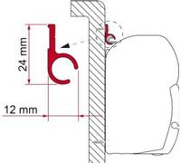 Fiamma Rail R For F35 F45 Zip Awnings 3m Motorhome Caravan Camper