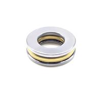 F5-12M Bearing 5x12x4 Mm Miniature F5 12 M Thrust Axial F5 12M Ball Bearings with Grooved Raceway 5PCS
