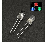 F5 F3 3mm 5mm Fast/Slow RGB Flash Red Green Blue Rainbow Multi Color Light Emitting Diode Round LED Full Color(Color:F5 Slow -Transparent)
