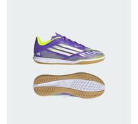 adidas F50 Club Indoor Football Boots Kids, Purple Rush/Cloud White/Lucid Lemon, 12.5 UK Child