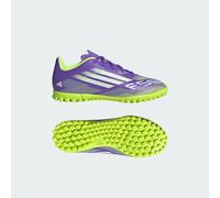 adidas Unisex Kids F50 Club Turf Football Boots Kids, Purple Rush/Cloud White/Lucid Lemon, 11.5 UK Child