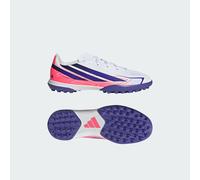 adidas Unisex Kids F50 Hyperfast Club Turf Football Boots Kids Shoes, FTWR White/Solar Purple/Solar Turbo, 10.5 UK Child