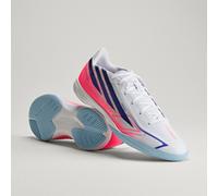 adidas Unisex F50 Hyperfast League Indoor Football Shoes, FTWR White/Solar Purple/Solar Turbo, 11 UK