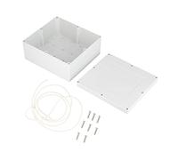 F50 Junction Box, ABS Plastic DIY Electronic, IP65 Rated Electrical Wiring Enclosure with 8Pcs Metal Screws, Mounted for Indoor