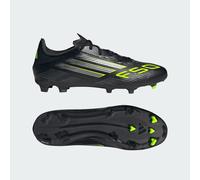 adidas Mens F50 League FG/MG Firm/Multi Ground Football Boots Core Black/Iron Metallic/Lucid Lemon 10.5