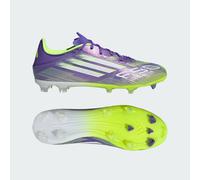 adidas Unisex F50 League Firm Ground Football Boots, Purple Rush/Cloud White/Lucid Lemon, 7 UK