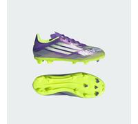 adidas Junior F50 League Radiant Blaze Pack FG/MG Firm/Multi Ground Football Boots Purple Rush/Cloud White/Lucid Lemon 5