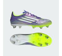 adidas Unisex F50 League Soft Ground Football Boots Shoes, Purple Rush/Cloud White/Lucid Lemon, 8 UK