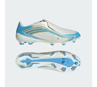 adidas Unisex F50 Messi League Firm Ground Football Boots Shoes, Ivory/semi Blue Burst/Icey Blue, 7.5 UK