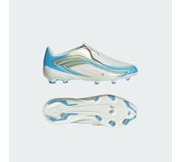 Adidas F50 Messi League Laceless Fg Junior Football Boots White,Blue EU 28 1/2 Kids