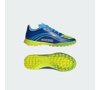 adidas Kids F50 League Juniors Astro Turf Football Boots Blue/Yellow 5 UK Child