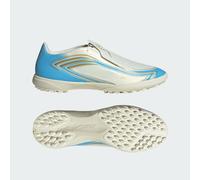 adidas Unisex F50 Messi League Turf Football Shoes, Ivory/semi Blue Burst/Icey Blue, 6 UK