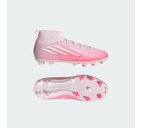 adidas Unisex Kids F50 Sparkfusion League Mid Cut Firm Ground/Artificial Ground Football Boots Kids Shoes, Solar Turbo/FTWR White/Distilled Pink, 11.5 UK Child
