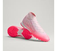 adidas Women's F50 Sparkfusion League Mid Cut Turf Football Womens Shoes, Solar Turbo/FTWR White/Distilled Pink, 7 UK