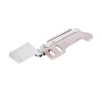 F503 Cambered Hemmer Industrial Sewing Machine Double Fold Spring Type Hemming Attachment Hem Binder Adjustable Bias(6mm)