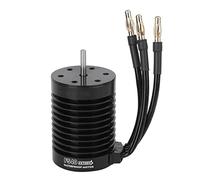 F540 Waterproof 4 Pole Brushless Motor, RC Brushless Motor for 1/10 RC Car, High Torque 12 Slot Design with CNC Aluminum Heat Sink, Universal M3 Mount (4370KV)