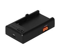 F550 NPF Battery Adapter Board, Type C, USB A Y D Tap 3 Output, Type C Quick Charge Input, 4 Indicator Lights Battery Adapter Plate for NP F Series Batteries