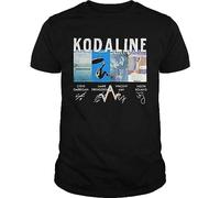 F55FLENG Men's Kodaline Band Members Signatures Unisex Kodaline Members Signatures Shirt(Medium)