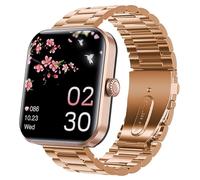 F57L health management smart watch, 1.9 - inch HD large screen,Can answer and make calls. Can auto - measure heart rate, blood oxygen, body temperature, sleep and other health indicators.