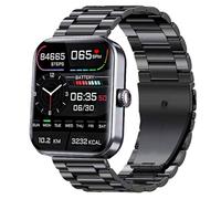 F57L health management smart watch, 1.9 - inch HD large screen,Can answer and make calls. Can auto - measure heart rate, blood oxygen, body temperature, sleep and other health indicators.