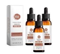 F59 Hydroxytyrosol Corrective Firming Facial Serum, Tightens the Skin and Fine Pores, Reduce Smooth Fine Lines & Wrinkles, Anti Ageing Soothing Facial Oil for All Skin Types (3pc)