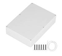 F6 Junction Box IP65 Outdoor Electronic Project Enclosure, Plastic Electrical Junction Box with Metal Screws, Flame Retardant ABS Case for Power Distribution and Control