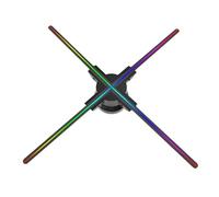 F60 3D Hologram Projector Advertising Display Fan Wall Mounted Player 3D Naked Eye 2K HD LED Photo Video Fan