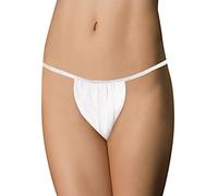 F603-1012 - Deo Disposable White G-String Thong Underwear Spray Tanning x 100