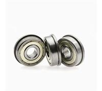 F604ZZ Flange Bearing 10/20/50PCS - 4x12x4mm ABEC-3 Flanged Ball Bearings for DIY Projects(F604ZZ 50PCS)
