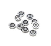 F625 2RS 5x16x5mm Miniature Flange Bearing 625 RS F625RS 10Pcs
