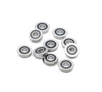 F625 2RS 5x16x5mm Miniature Flange Bearing 625 RS F625RS 10Pcs