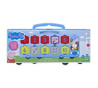 F64115L1 Pig Peppa's 1-2-3 Bus, 1 to 10 Counting, Interactive Preschool Toys, Multi, Medium