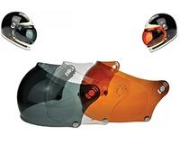 F656 REPLACEMENT VISOR FOR ALL viper F656 Vintage Classic ECE 22.06 Helmet Clear, Smoke and Amber Magnet Visors (Smoked Magnet,Plain Visor)