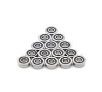 F684-2RS 4x9x4mm Miniature Flanged F684rs Ball Bearings Lf-940dd 10Pcs