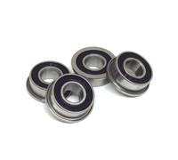 F686 2RS Flange Bearing 6x13x5mm Deep Groove Ball Bearing F686 RS Miniature Flanged Bearing 1Pcs(F684-2RS 4x9x4)
