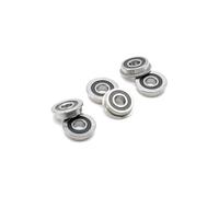 F695-2RS 5x13x4mm Flanged Miniature F695 RS Ball F695RS 10Pcs(625RS 5X16X5)