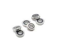 F695-2RS Bearing 5x13x4 Mm Flanged Miniature F695 RS Ball F695RS for VORON Mobius 2/3 3D Print 5Pcs(F684RS 4X9X4)