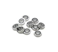 F695 2rs Bearing 5x13x4mm, Black Sealed Precision A7 For 3D Printer F695rs For Belt Type RC, 10 Pack Universal