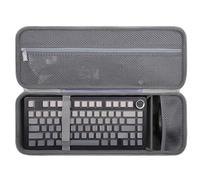 F75 Keyboard Case for Aula F75 Pro / F75 / F75 MAX/Wireless Mechanical Keyboard, Travel Bag Compatible with Aula 75% Hot Swappable Custom Keyboard (Black Case for F75)