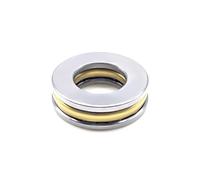 F8-16M 8X16X5 Mm Bearing Miniature F8 16 M Thrust Axial F8 16M Ball Bearings With Grooved Raceway 5PCS